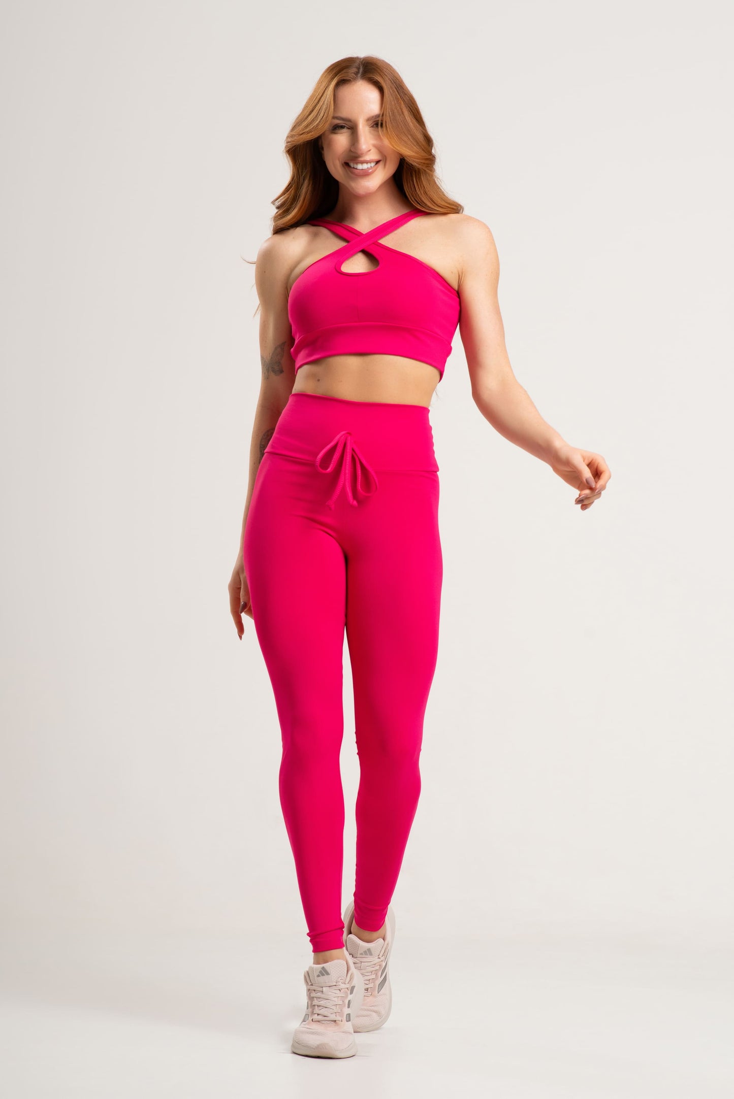 Legging + Top Detox Amarração Pink