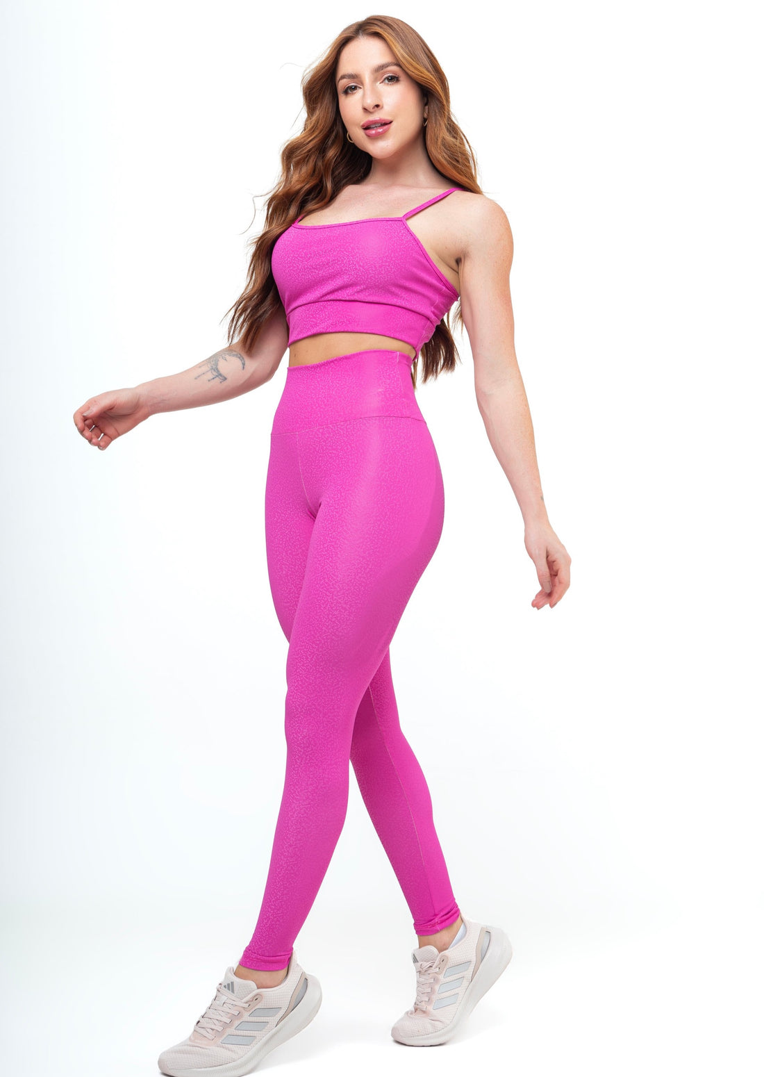 Legging + Top 3D Pink