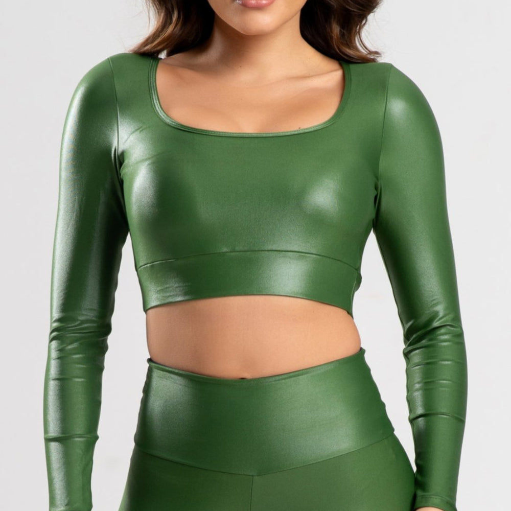 
                  
                    Top Cirre Longa Sleeve Green
                  
                