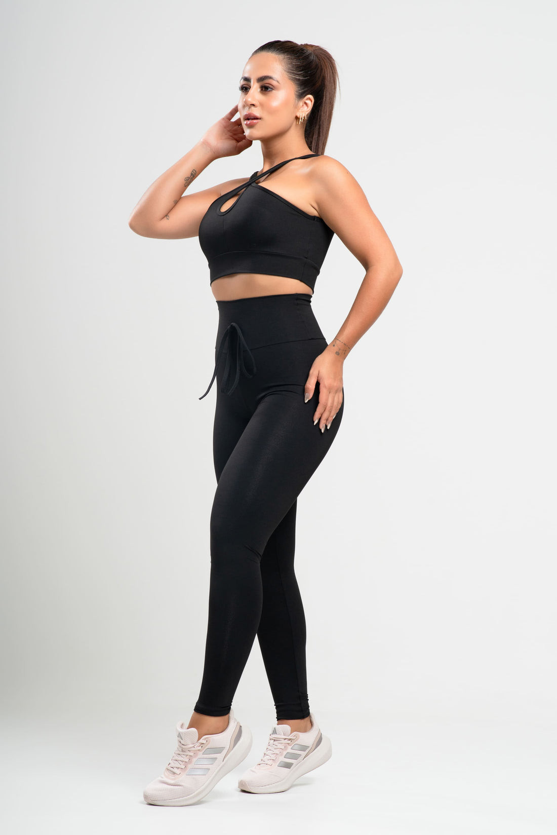 Legging + Top Detox Amarração Black