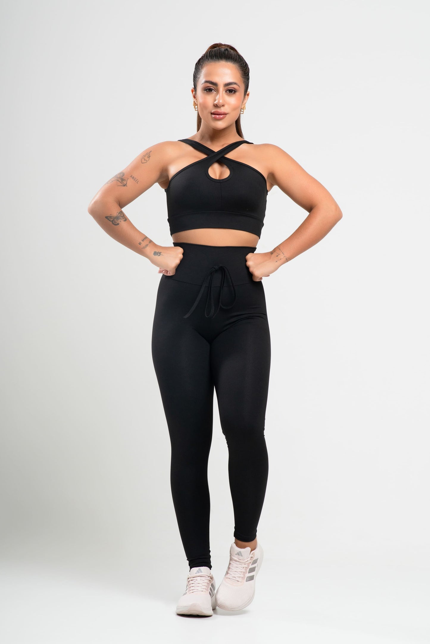 Legging + Top Detox Amarração Black