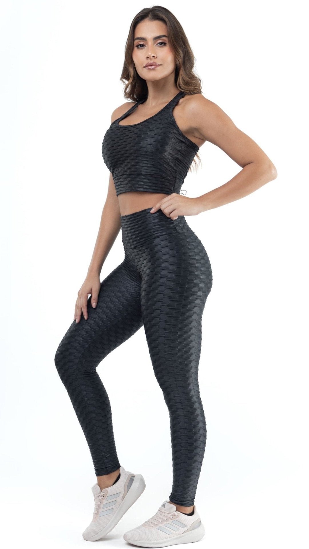 Legging + Top Brocada Black