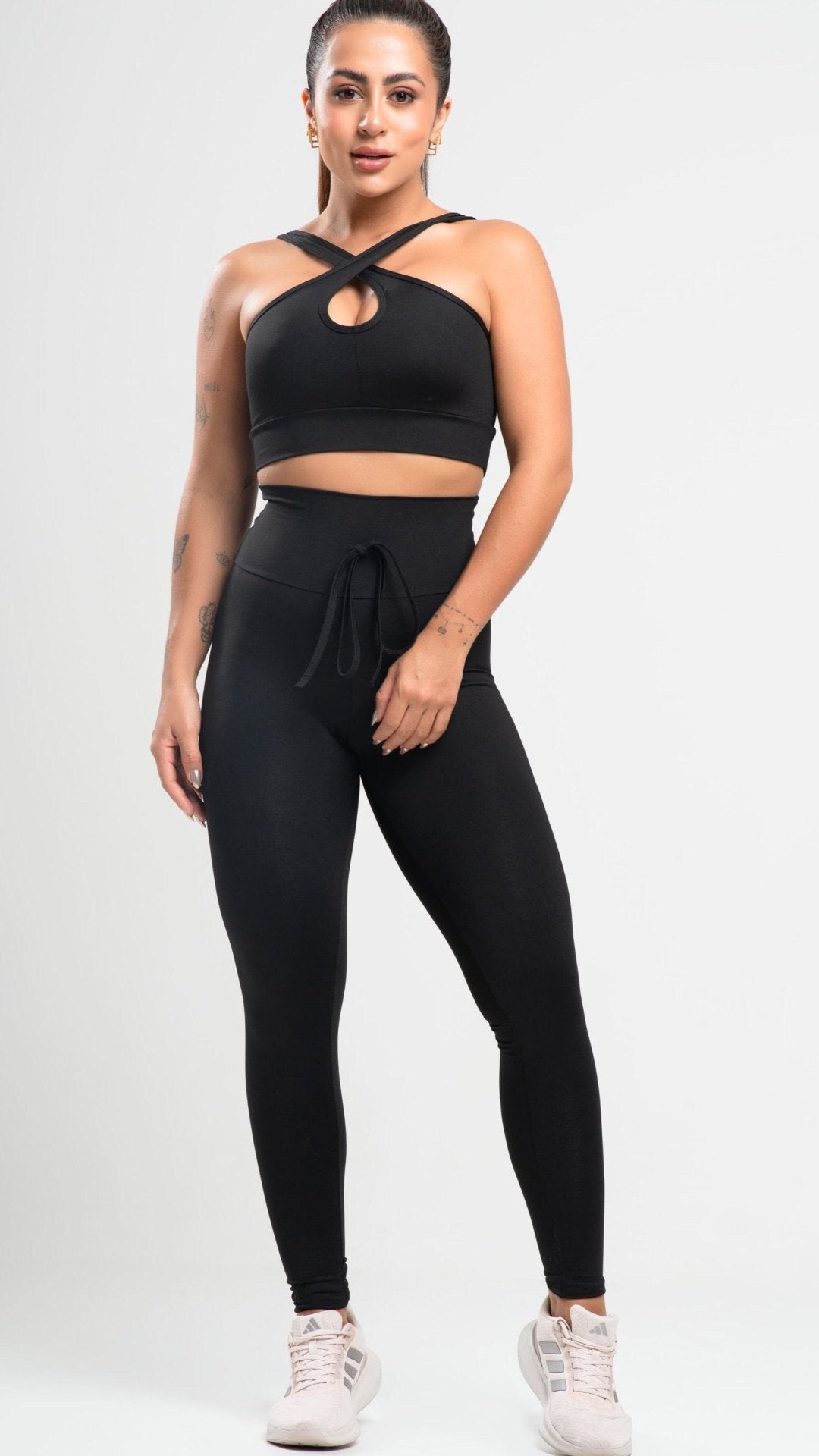 Legging + Top Detox Amarração Black