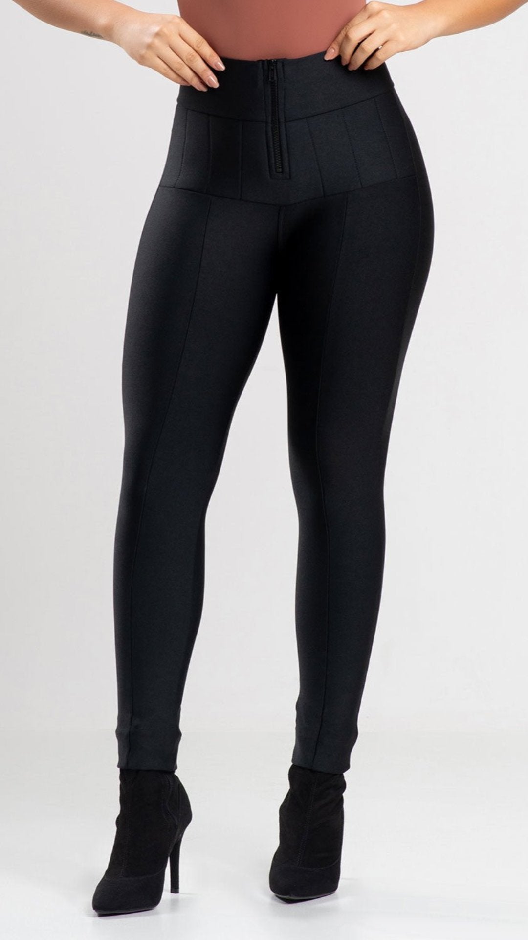 Legging Casual Lipo Tummy Control Black