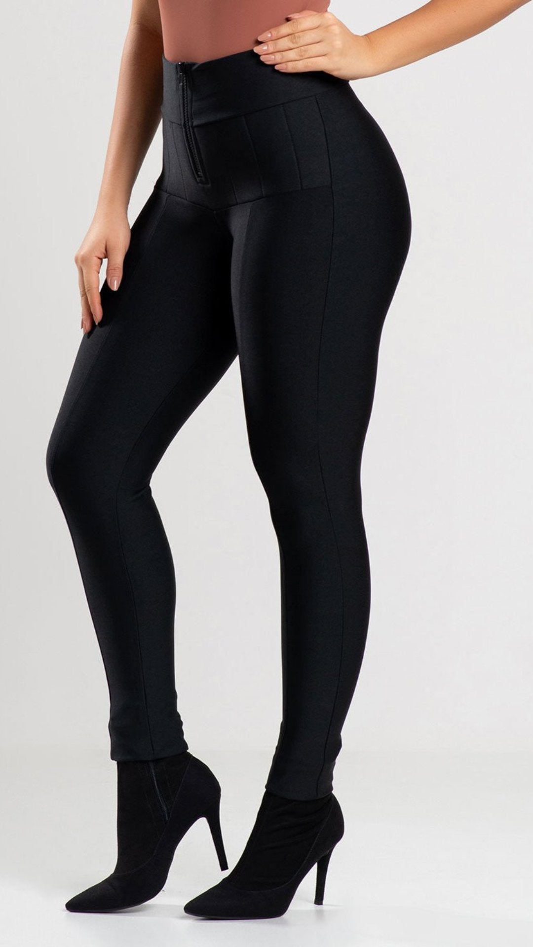 Legging Casual Lipo Tummy Control Black