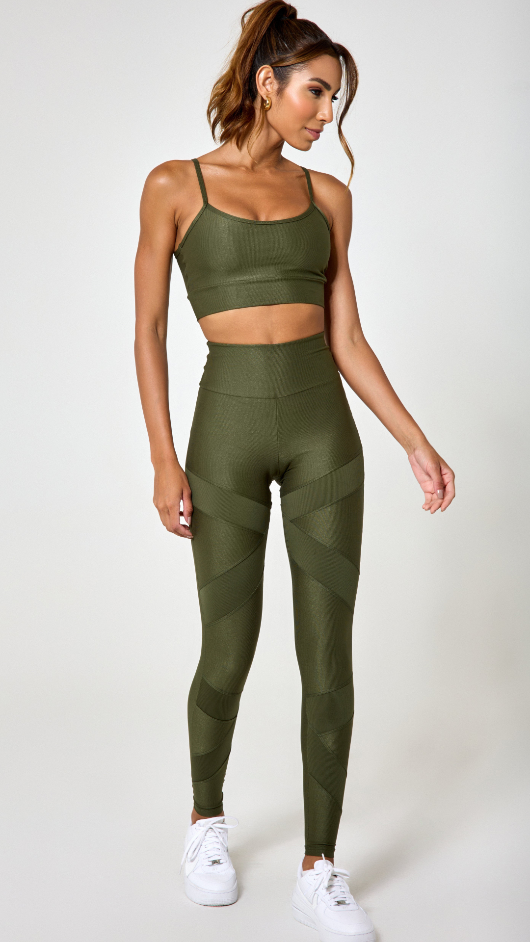 Top + Legging Lupo Hit Verde Musgo