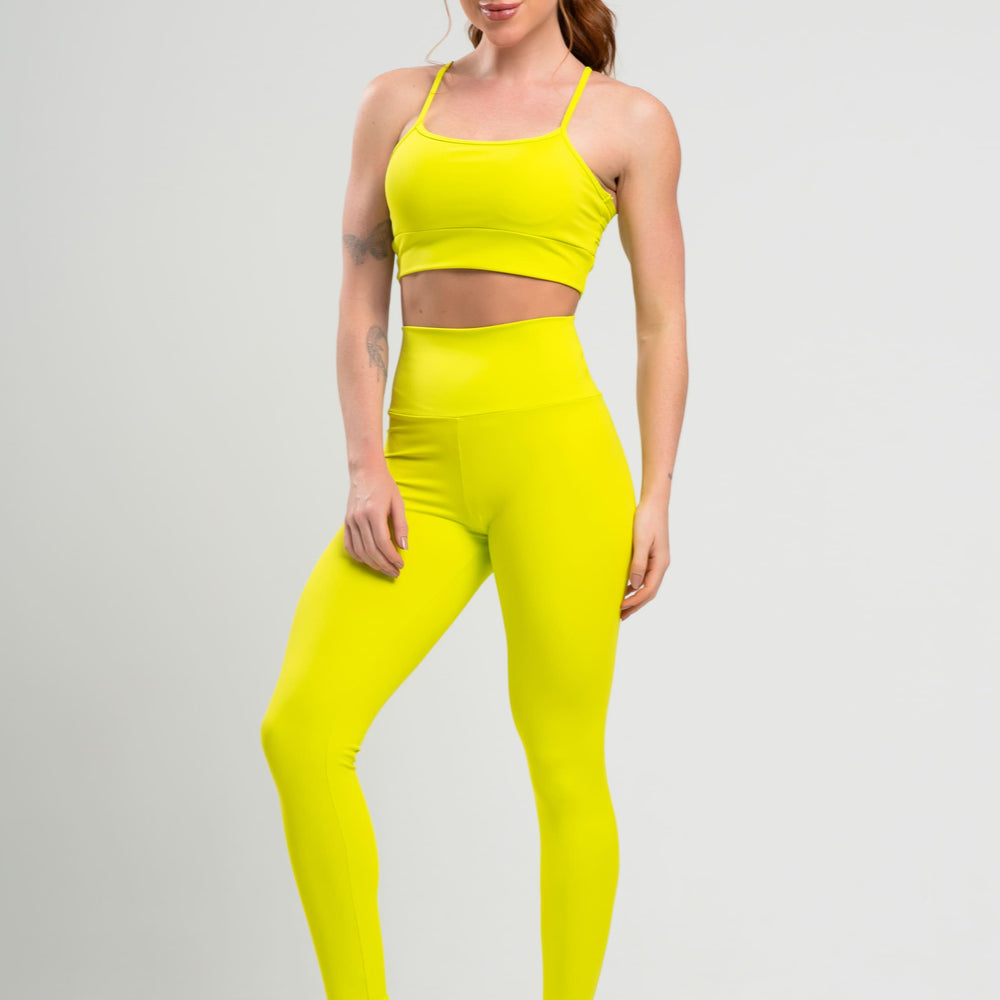 Legging Detox Neon Lime Green