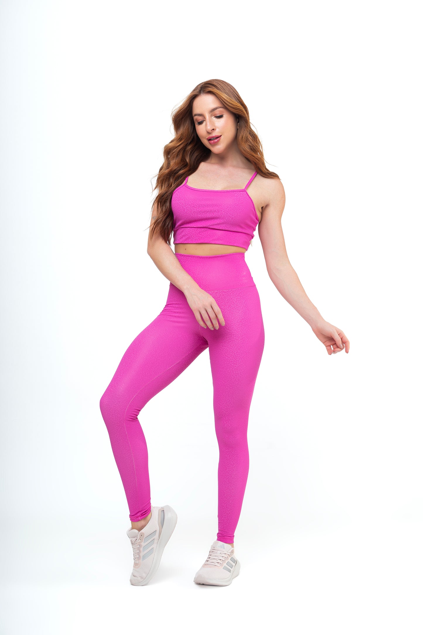 Legging + Top 3D Pink