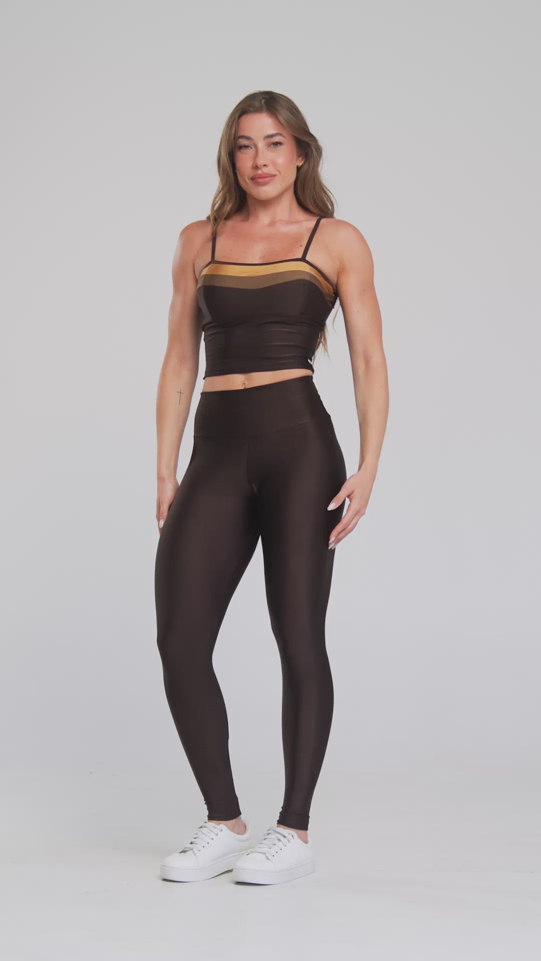 LEGGING GLAM BROWN