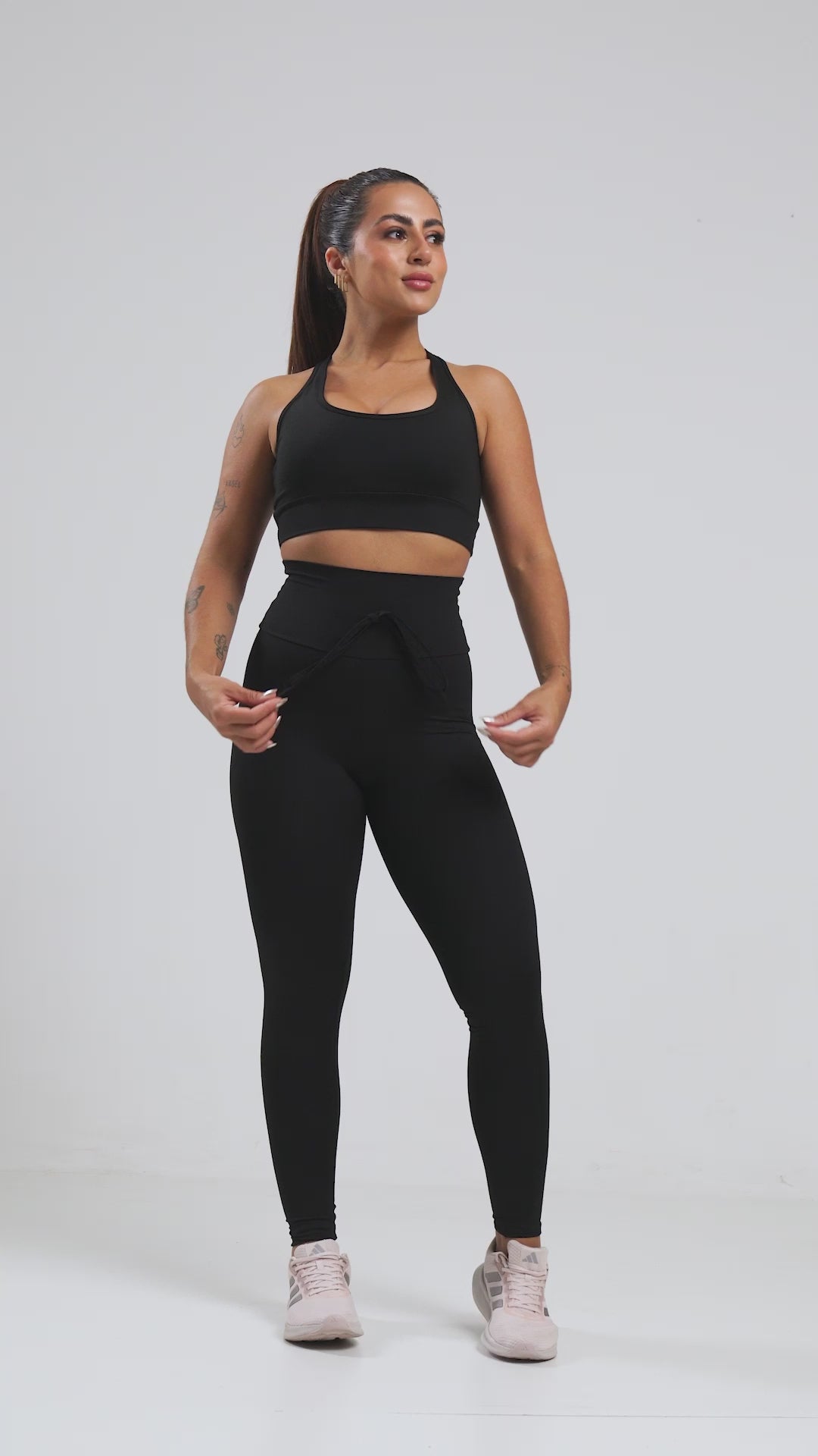 Legging + Top Detox Amarração Black